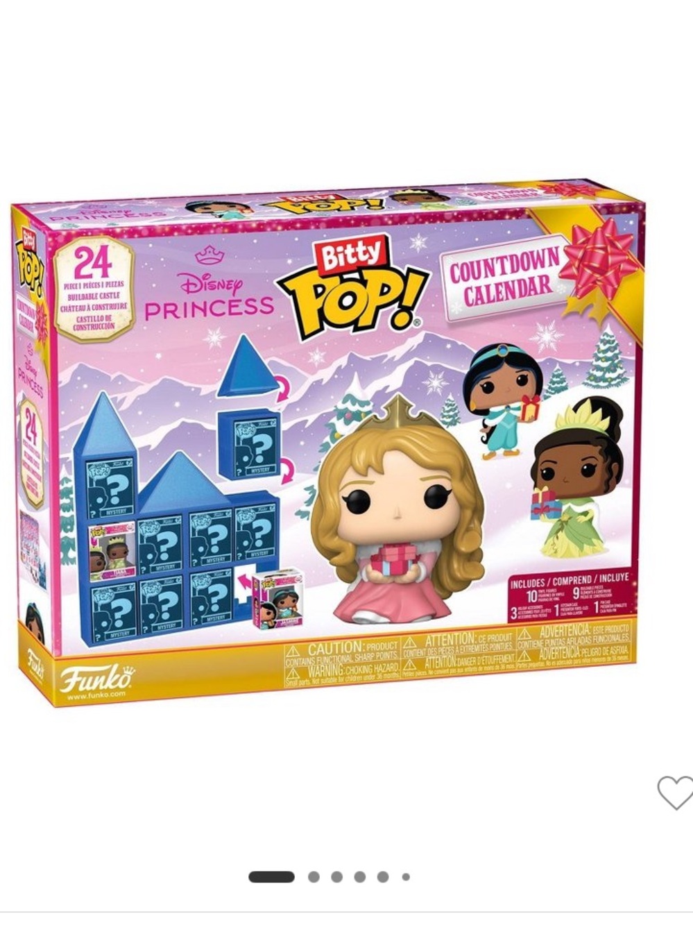 Disney Bitty Pop Princess Count down advent calendar BRAND NEW SEaled
